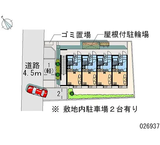 ★手数料０円★柏市旭町　月極駐車場（LP）